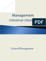 Management of Intestinal Obstruction 