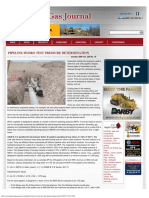 Pipeline Hydro Test Pressure Determination - Pipeline & Gas Journal