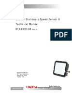 Stalker Stationary Speed Sensor II Technical Manual