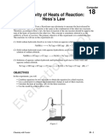 Additivity of Heats of Reaction: Hess's Law