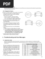 Troubleshooting User Messages RC TC MC