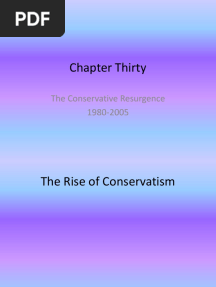 Chapter Thirty: The Conservative Resurgence 1980-2005