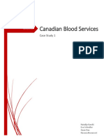 Canadian Blood Services - Case Study