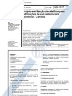 NBR 10831 - (NB 1220) - Projeto e Utilizacao de Caixilhos para Edificacoes de Uso Residencial e Comercial - Janelas