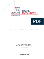 Fichamentos Do Artigo - Logística Reversa, Oportunidades para Reduçaõ de Custos em Decorrência Do Fator Ecológico.