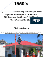 Speakers On For The Song Many People Think Signifies The Birth of Rock and Roll Bill Haley and The Comets' 1955 #1 Hit "Rock Around The Clock"