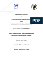 Investigacion Sobre El Desarrollo de La Pesqueria en El Municipio de Bluefields