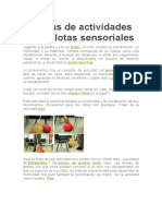 10 Ideas de Actividades Con Pelotas Sensoriales