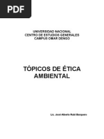 Tópicos de Ética Ambiental