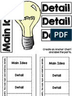 Main Idea Anchor Chart