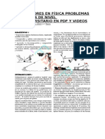 Los Vectores en Física Problemas Resueltos de Nivel Preuniversitario en PDF y Videos