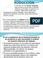 Ser y Quehacer de La Pastoral Juvenil