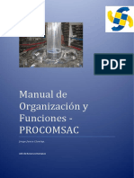 Manual de Organizaciã"n y Funciones de Procomsac