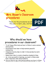 Classroom Management Plan