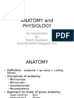 Anatomy and Physiology Lectrue