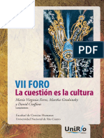 Vii Foro La Cuestión Es La Cultura