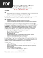 Dett621 A3 and Rubric