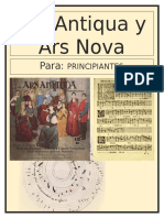 Ars Antiqua y Ars Nova