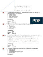 Chapter 5 - Accounting Principles and End-Of-period Adjustments