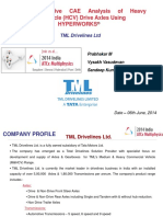 Analysis Information of Powertrain Components