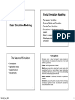 Basic Simulation Modeling: The Nature of Simulation