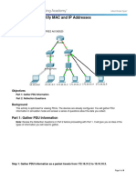 Packet Tracer - Identify MAC and IP Addresses: Topology