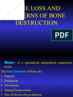 Bone Loss and Patterns of Bone Destruction