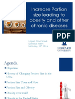 Final Portion Size Control and Nutrition Related Cronic Disease 1