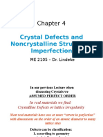 Crystal Imperfection CH 4