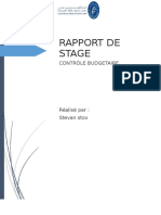 Rapport de Stage-Contrôle Budgétaire