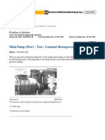 Main Pump (Flow) - Test - Constant Horsepower Flow Control