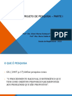 Slides - Etapas Do Projeto de Pesquisa PDF