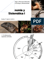 Zoologia Taxonomia y Sistematica