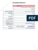 Modelo Programa Analitico Introduccion A La Economia