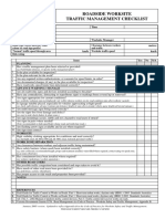 Vwa Traffic MGT Checklist