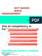 Competency Based Performance Management