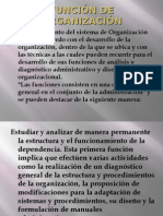 Función de Organización