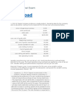 ACCT 505 Final Exam