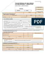 Solicitud Permiso Obra Menor Preliminares y Demolicion