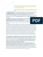 Los Estados Financieros Son Documentos Que Muestran El Resumen Del Resultado de Las Operaciones de Una Empresa Por Un Periodo y A Una Fecha Dados