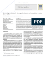 Developing Correlations For The Properties of Petroleum Fuels and Their Fractions