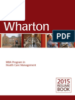 Wharton - 2015 Resume Book