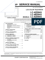 Service Manual: LC-42D64U LC-46D64U LC-52D64U