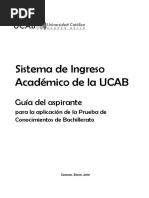 Manual Del Aspirante para La Aplicacion de La Prueba de Conocimientos de Bachillerato D1 PDF