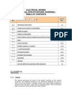 Electrical Technical Specification