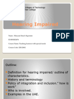 Hearing Impaired