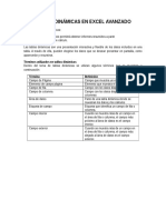 Tablas Dinámicas en Excel Avanzado