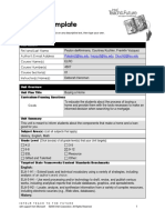 Unit Plan Template