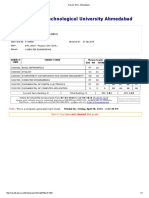 Gujarat Technological University Ahmedabad: Sorry! You Have Not Cleared This Exam