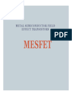 Metal Semiconductor FET MESFET